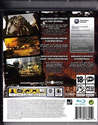 Resistance 2 - PS3 (B Grade) (Genbrug)